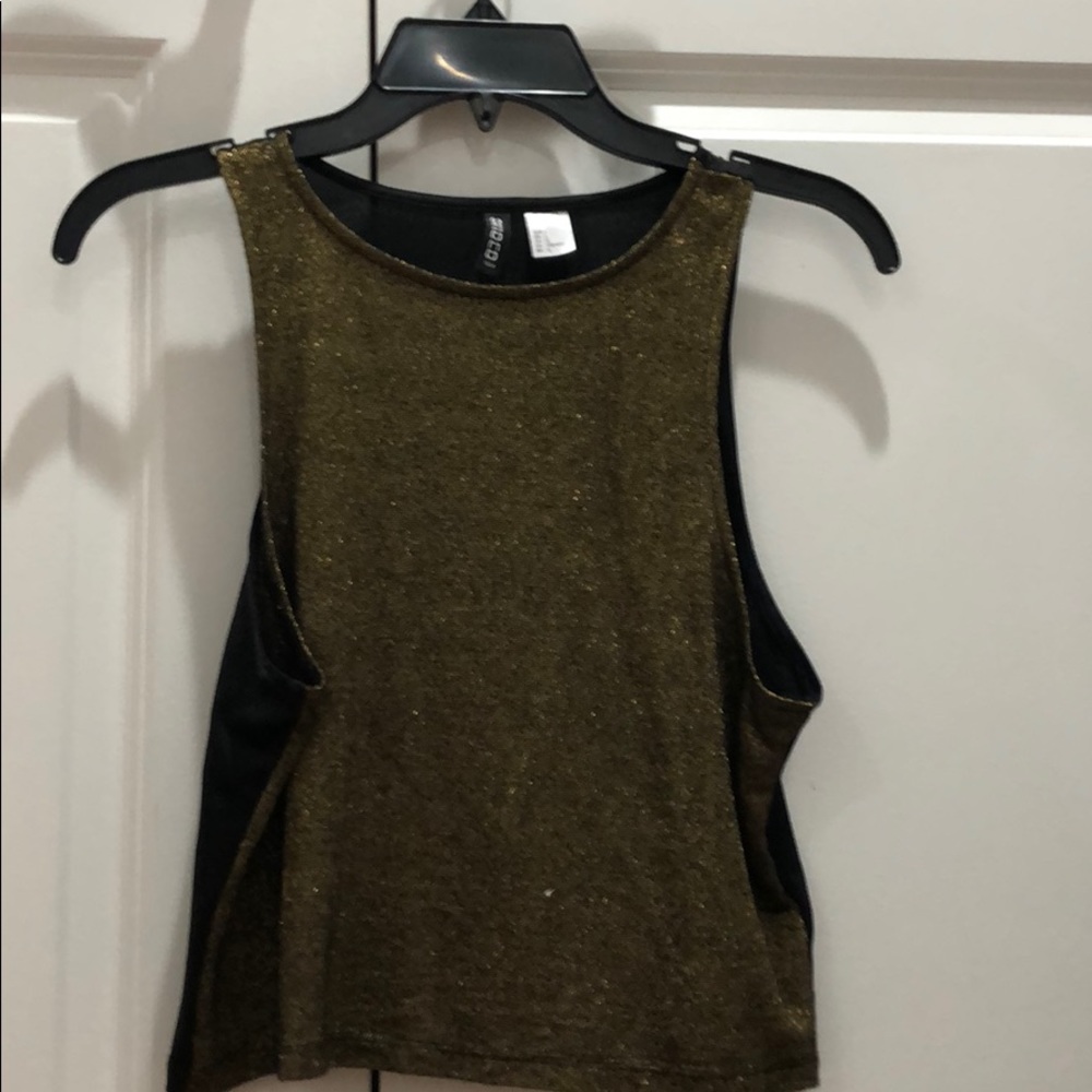 sparkly crop top